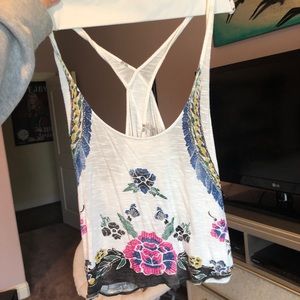 multi color tank top